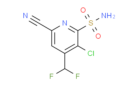 AM206396 | 1804493-51-3 | 3-Chloro-6-cyano-4-(difluoromethyl)pyridine-2-sulfonamide