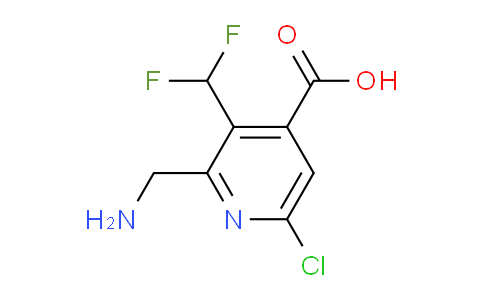 AM206397 | 1807083-84-6 | 2-(Aminomethyl)-6-chloro-3-(difluoromethyl)pyridine-4-carboxylic acid