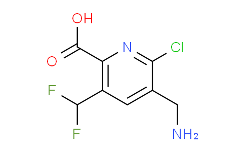 AM206400 | 1805278-21-0 | 3-(Aminomethyl)-2-chloro-5-(difluoromethyl)pyridine-6-carboxylic acid