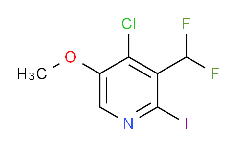 4-Chloro-3-(difluoromethyl)-2-iodo-5-methoxypyridine