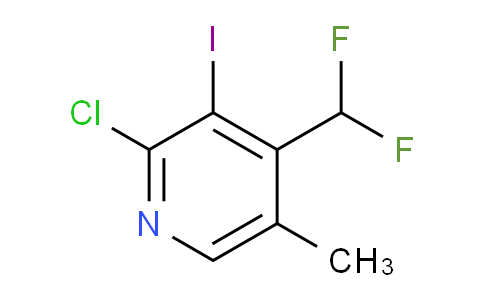 2-Chloro-4-(difluoromethyl)-3-iodo-5-methylpyridine