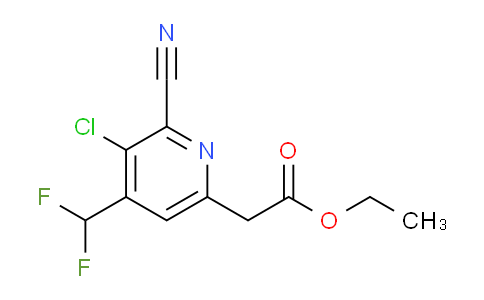 AM206409 | 1806959-94-3 | Ethyl 3-chloro-2-cyano-4-(difluoromethyl)pyridine-6-acetate