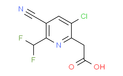 3-Chloro-5-cyano-6-(difluoromethyl)pyridine-2-acetic acid