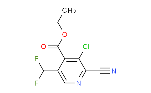 AM206421 | 1806918-57-9 | Ethyl 3-chloro-2-cyano-5-(difluoromethyl)pyridine-4-carboxylate