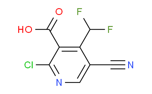 2-Chloro-5-cyano-4-(difluoromethyl)pyridine-3-carboxylic acid