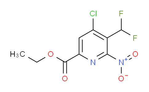 AM206444 | 1806047-15-3 | Ethyl 4-chloro-3-(difluoromethyl)-2-nitropyridine-6-carboxylate