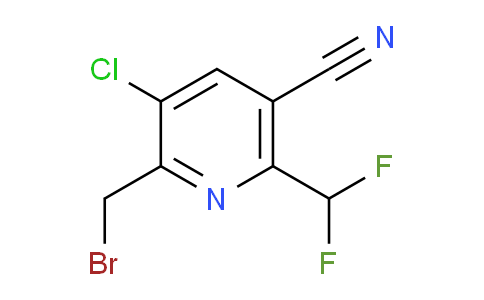 2-(Bromomethyl)-3-chloro-5-cyano-6-(difluoromethyl)pyridine