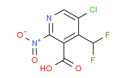 5-Chloro-4-(difluoromethyl)-2-nitropyridine-3-carboxylic acid