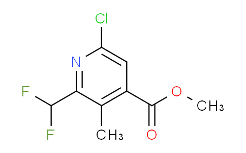 AM206453 | 1805360-98-8 | Methyl 6-chloro-2-(difluoromethyl)-3-methylpyridine-4-carboxylate