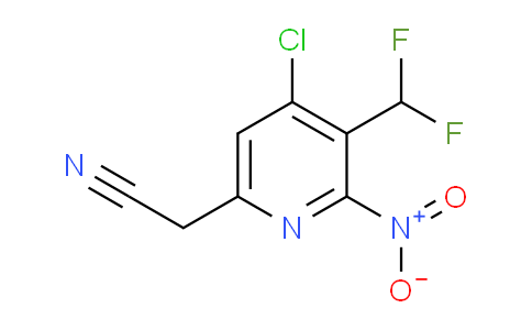 AM206469 | 1805413-38-0 | 4-Chloro-3-(difluoromethyl)-2-nitropyridine-6-acetonitrile
