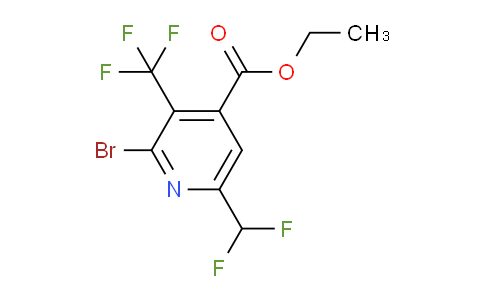 AM206474 | 1805961-84-5 | Ethyl 2-bromo-6-(difluoromethyl)-3-(trifluoromethyl)pyridine-4-carboxylate