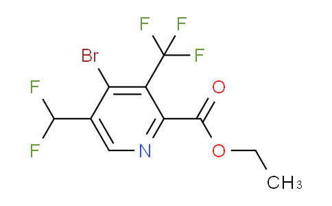 AM206478 | 1806921-08-3 | Ethyl 4-bromo-5-(difluoromethyl)-3-(trifluoromethyl)pyridine-2-carboxylate