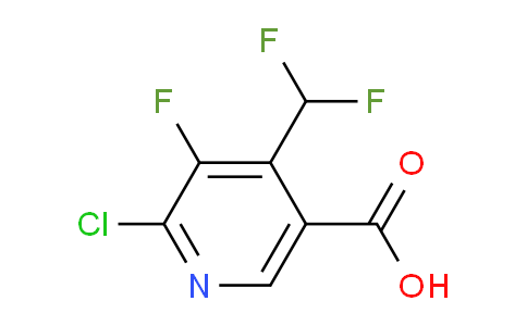 2-Chloro-4-(difluoromethyl)-3-fluoropyridine-5-carboxylic acid