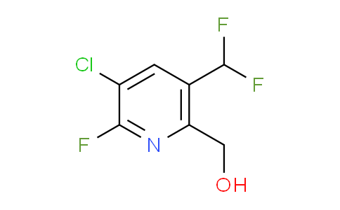 3-Chloro-5-(difluoromethyl)-2-fluoropyridine-6-methanol