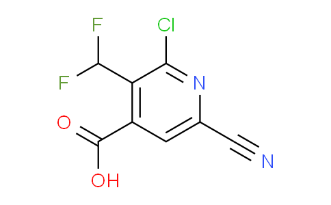AM206492 | 1806917-01-0 | 2-Chloro-6-cyano-3-(difluoromethyl)pyridine-4-carboxylic acid