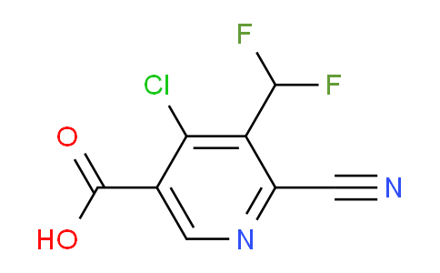 AM206496 | 1806975-53-0 | 4-Chloro-2-cyano-3-(difluoromethyl)pyridine-5-carboxylic acid