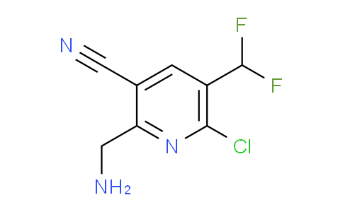 2-(Aminomethyl)-6-chloro-3-cyano-5-(difluoromethyl)pyridine