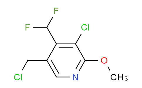 3-Chloro-5-(chloromethyl)-4-(difluoromethyl)-2-methoxypyridine