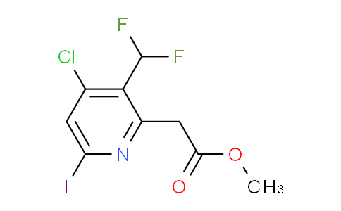 AM206515 | 1805077-46-6 | Methyl 4-chloro-3-(difluoromethyl)-6-iodopyridine-2-acetate