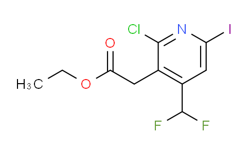 AM206518 | 1805077-89-7 | Ethyl 2-chloro-4-(difluoromethyl)-6-iodopyridine-3-acetate