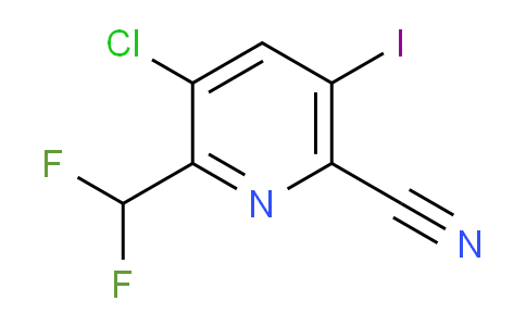 AM206519 | 1805400-82-1 | 3-Chloro-6-cyano-2-(difluoromethyl)-5-iodopyridine