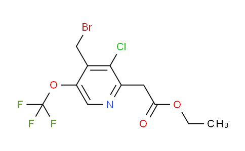 AM20652 | 1804793-68-7 | Ethyl 4-(bromomethyl)-3-chloro-5-(trifluoromethoxy)pyridine-2-acetate