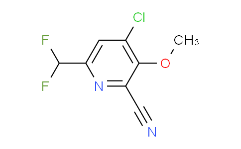 AM206522 | 1806927-58-1 | 4-Chloro-2-cyano-6-(difluoromethyl)-3-methoxypyridine