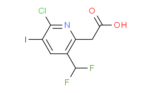 AM206523 | 1805177-25-6 | 2-Chloro-5-(difluoromethyl)-3-iodopyridine-6-acetic acid