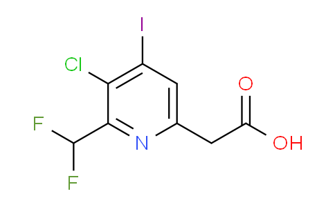 AM206525 | 1806016-99-8 | 3-Chloro-2-(difluoromethyl)-4-iodopyridine-6-acetic acid