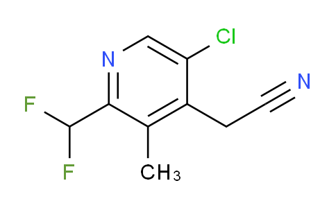 AM206532 | 1806871-97-5 | 5-Chloro-2-(difluoromethyl)-3-methylpyridine-4-acetonitrile