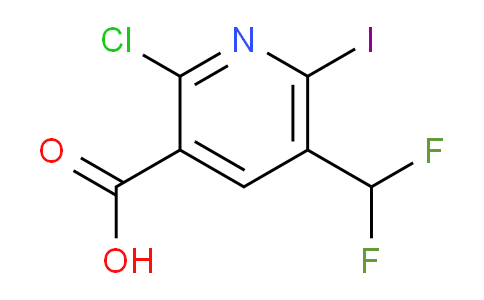 AM206535 | 1804497-54-8 | 2-Chloro-5-(difluoromethyl)-6-iodopyridine-3-carboxylic acid