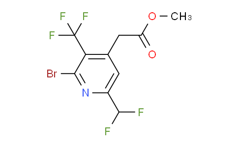 AM206540 | 1805397-98-1 | Methyl 2-bromo-6-(difluoromethyl)-3-(trifluoromethyl)pyridine-4-acetate