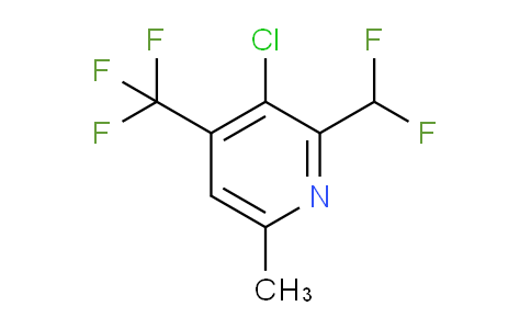 3-Chloro-2-(difluoromethyl)-6-methyl-4-(trifluoromethyl)pyridine
