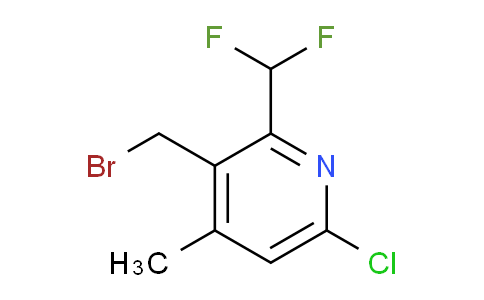 3-(Bromomethyl)-6-chloro-2-(difluoromethyl)-4-methylpyridine