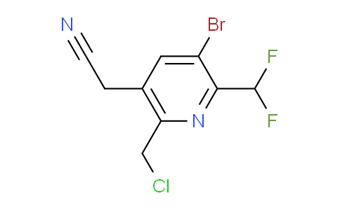 AM206551 | 1804428-74-7 | 3-Bromo-6-(chloromethyl)-2-(difluoromethyl)pyridine-5-acetonitrile