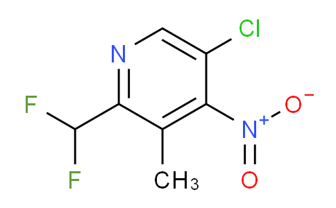 5-Chloro-2-(difluoromethyl)-3-methyl-4-nitropyridine