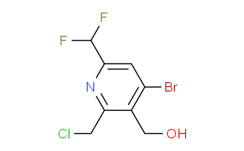 4-Bromo-2-(chloromethyl)-6-(difluoromethyl)pyridine-3-methanol