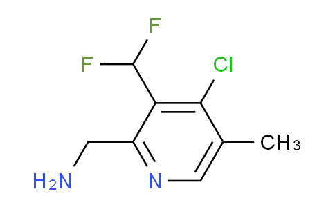 2-(Aminomethyl)-4-chloro-3-(difluoromethyl)-5-methylpyridine