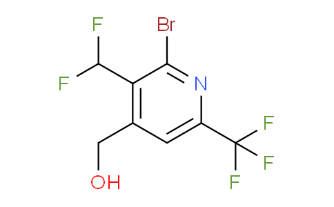 AM206562 | 1805363-08-9 | 2-Bromo-3-(difluoromethyl)-6-(trifluoromethyl)pyridine-4-methanol
