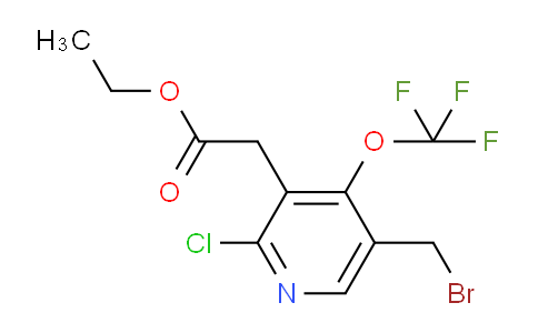 AM20658 | 1806228-64-7 | Ethyl 5-(bromomethyl)-2-chloro-4-(trifluoromethoxy)pyridine-3-acetate