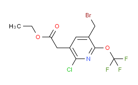 AM20660 | 1806215-35-9 | Ethyl 3-(bromomethyl)-6-chloro-2-(trifluoromethoxy)pyridine-5-acetate