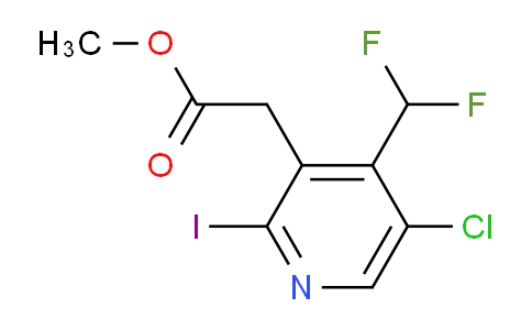 AM206605 | 1807062-62-9 | Methyl 5-chloro-4-(difluoromethyl)-2-iodopyridine-3-acetate