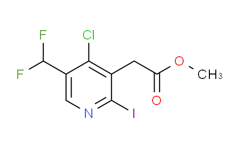 AM206608 | 1804498-44-9 | Methyl 4-chloro-5-(difluoromethyl)-2-iodopyridine-3-acetate