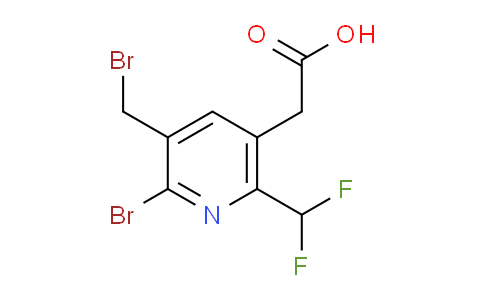 AM206609 | 1804850-27-8 | 2-Bromo-3-(bromomethyl)-6-(difluoromethyl)pyridine-5-acetic acid
