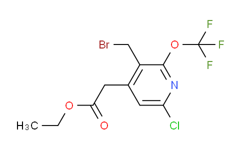 AM20661 | 1804321-03-6 | Ethyl 3-(bromomethyl)-6-chloro-2-(trifluoromethoxy)pyridine-4-acetate