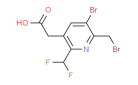 AM206611 | 1805258-95-0 | 3-Bromo-2-(bromomethyl)-6-(difluoromethyl)pyridine-5-acetic acid