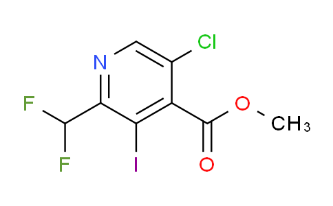 AM206618 | 1805075-20-0 | Methyl 5-chloro-2-(difluoromethyl)-3-iodopyridine-4-carboxylate