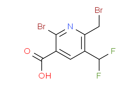 AM206619 | 1805364-07-1 | 2-Bromo-6-(bromomethyl)-5-(difluoromethyl)pyridine-3-carboxylic acid
