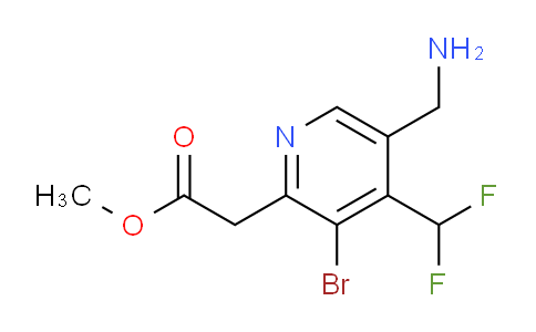 AM206648 | 1805354-11-3 | Methyl 5-(aminomethyl)-3-bromo-4-(difluoromethyl)pyridine-2-acetate