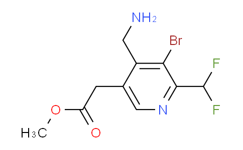 AM206649 | 1804488-56-9 | Methyl 4-(aminomethyl)-3-bromo-2-(difluoromethyl)pyridine-5-acetate
